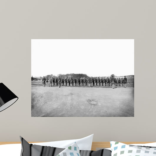 Infantry Parade during American Wall Decal Design 1