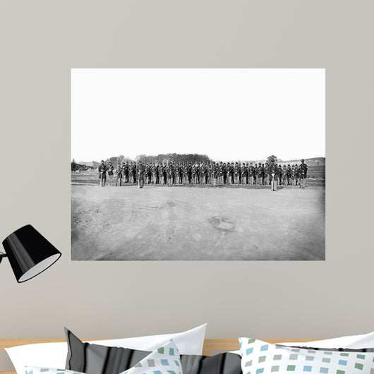 Infantry Parade during American Wall Decal Design 1