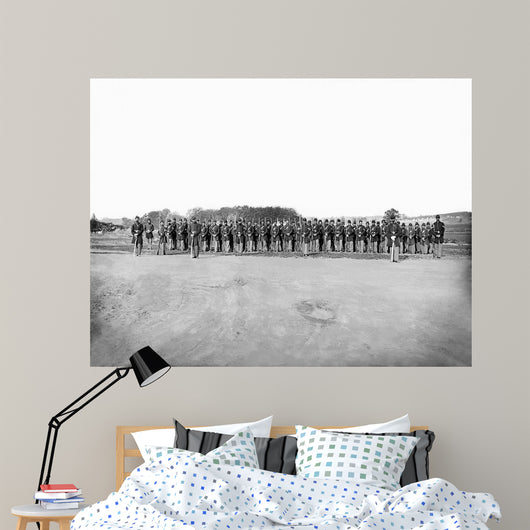 Infantry Parade during American Wall Decal Design 1