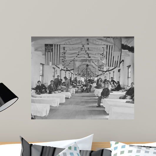 Wounded Soldiers Hospital during Wall Decal