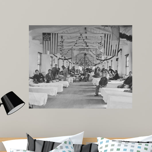 Wounded Soldiers Hospital during Wall Decal