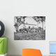 Group Soldiers Camp during Wall Decal