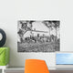 Group Soldiers Camp during Wall Decal