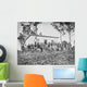 Group Soldiers Camp during Wall Decal