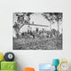 Group Soldiers Camp during Wall Decal