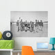 Gun Squad Artillery Drill Wall Decal