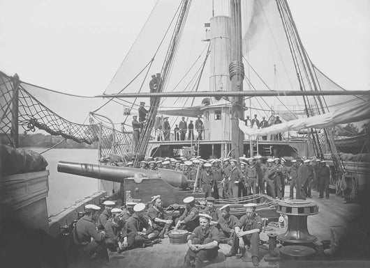Gunboat Uss Mendota James Wall Decal