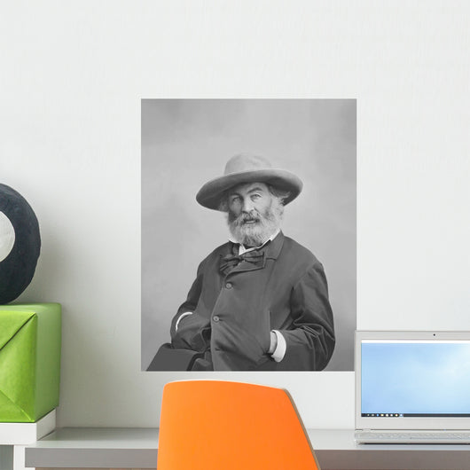 Walt Whitman Portrait circa Wall Decal Design 2