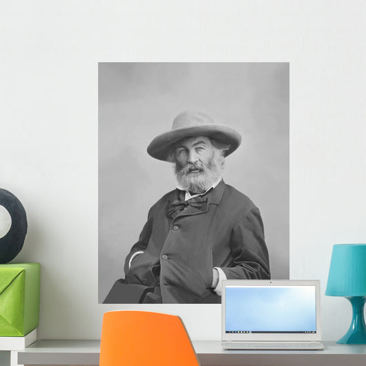 Walt Whitman Portrait circa Wall Decal Design 2