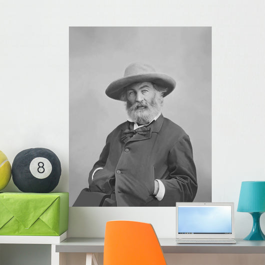 Walt Whitman Portrait circa Wall Decal Design 2