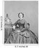 Portrait Miss Clara Barton Wall Decal