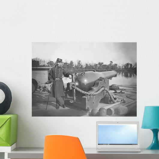 Deck Gunboat Uss Hunchback Wall Decal Design 2