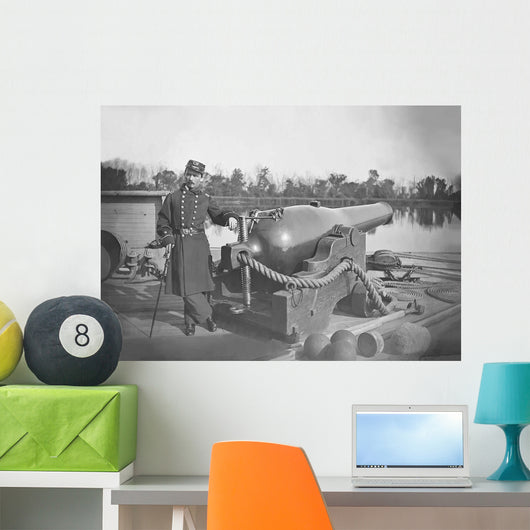 Deck Gunboat Uss Hunchback Wall Decal Design 2