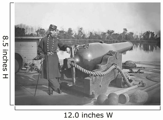 Deck Gunboat Uss Hunchback Wall Decal Design 2