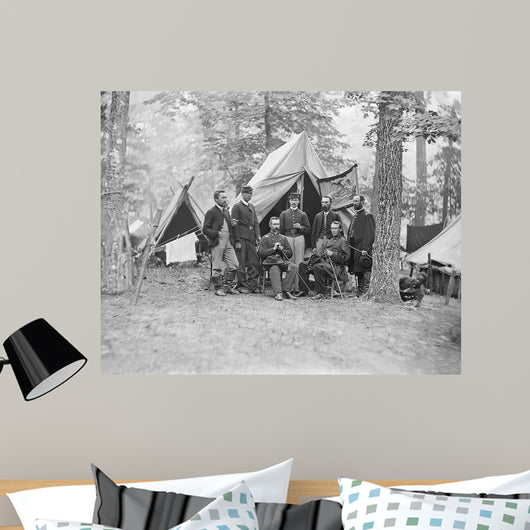 Officers from 16th Pennsylvania Wall Decal