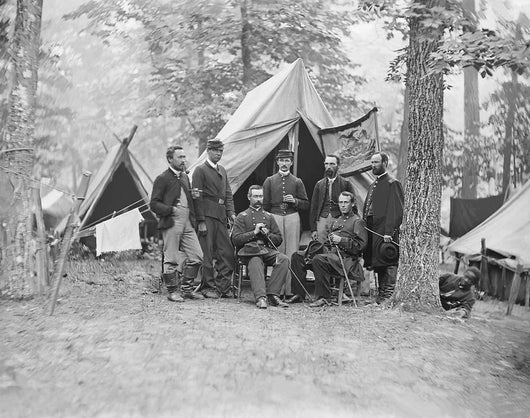 Officers from 16th Pennsylvania Wall Decal