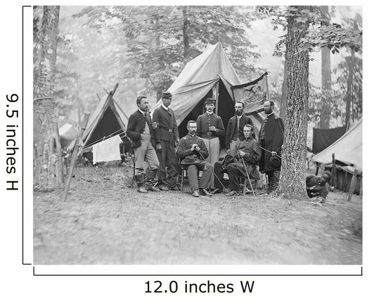 Officers from 16th Pennsylvania Wall Decal