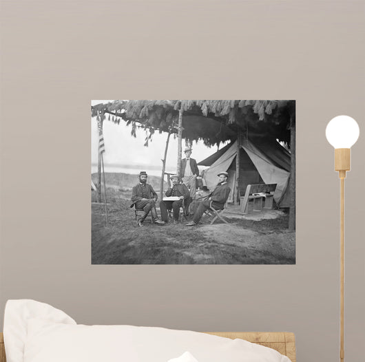 Officers from 5th Us Wall Decal