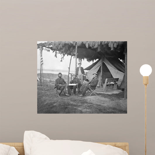 Officers from 5th Us Wall Decal