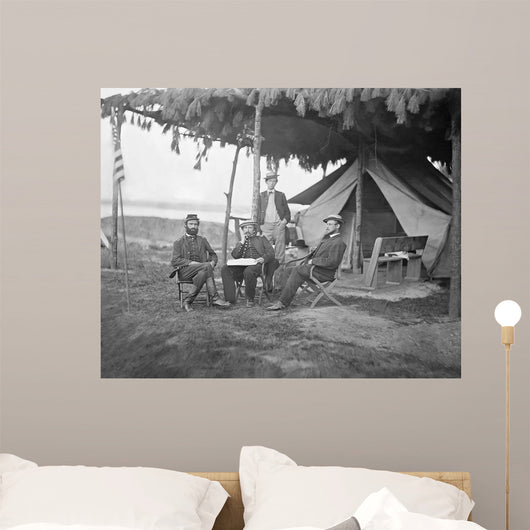 Officers from 5th Us Wall Decal