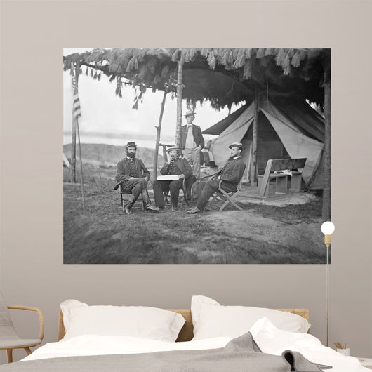 Officers from 5th Us Wall Decal