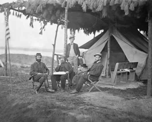 Officers from 5th Us Wall Decal