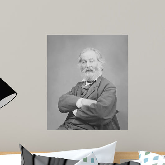 Walt Whitman Portrait circa Wall Decal Design 1