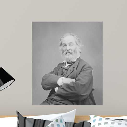 Walt Whitman Portrait circa Wall Decal Design 1