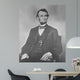Portrait President Abraham Lincoln Wall Decal Design 2
