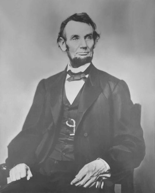 Portrait President Abraham Lincoln Wall Decal Design 2