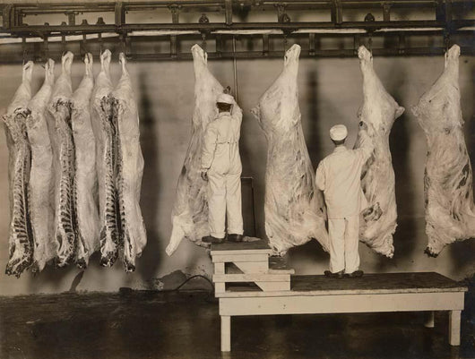 Inspection Animal Carcasses 1910 Wall Decal