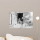 Elder Woman Knitting Farm Wall Decal