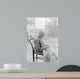 Elder Woman Cutting Fruit Wall Decal