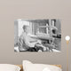 Woman Weaving Old-fashioned Jean Wall Decal