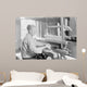 Woman Weaving Old-fashioned Jean Wall Decal