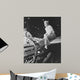 Female Riveter Working Fabrication Wall Decal