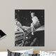 Female Riveter Working Fabrication Wall Decal