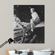 Female Riveter Working Fabrication Wall Decal