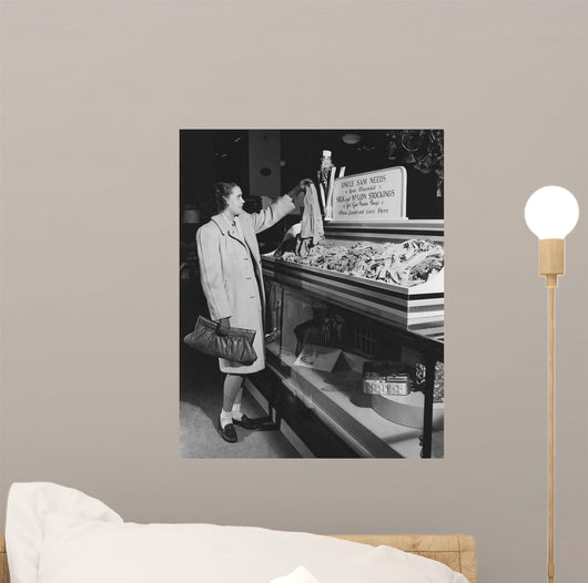Woman Donates Her Silk Wall Decal
