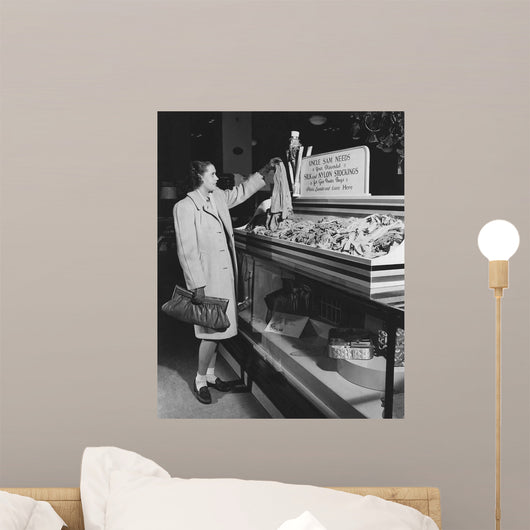Woman Donates Her Silk Wall Decal