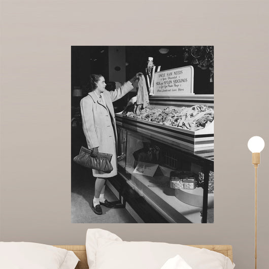 Woman Donates Her Silk Wall Decal