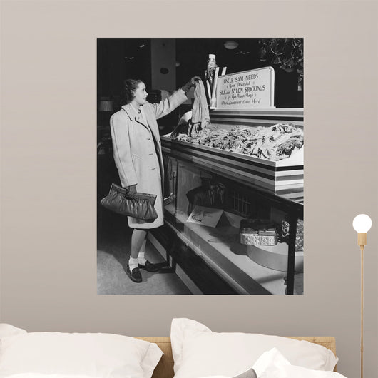Woman Donates Her Silk Wall Decal