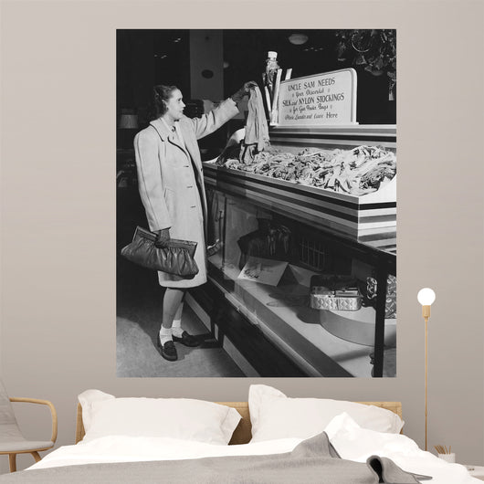 Woman Donates Her Silk Wall Decal