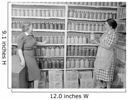 Two Women Standing Kitchen Wall Decal