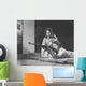 Girls Practice Marksmanship High Wall Decal
