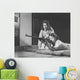 Girls Practice Marksmanship High Wall Decal