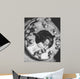 Woman Assembles Part Cowling Wall Decal