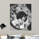 Woman Assembles Part Cowling Wall Decal