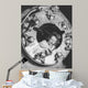 Woman Assembles Part Cowling Wall Decal