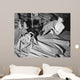 Woman Fabricates Pup Tents Wall Decal
